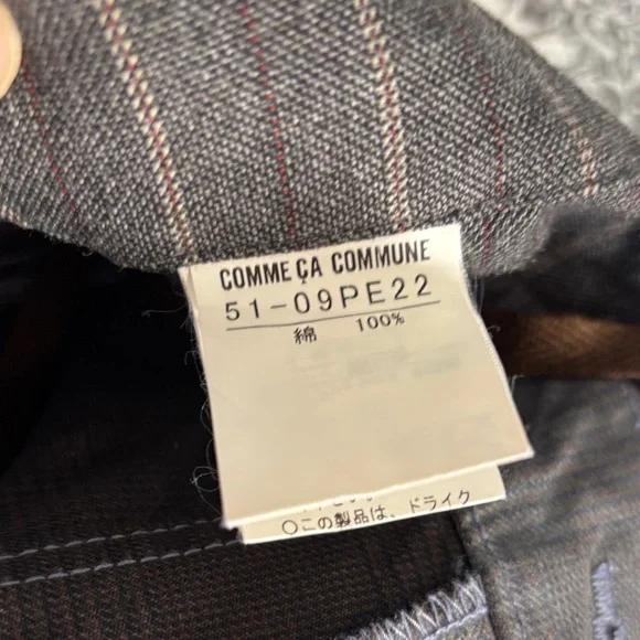 Men's Slim Straight Gray Streetwear Pants - Picture 13 of 15